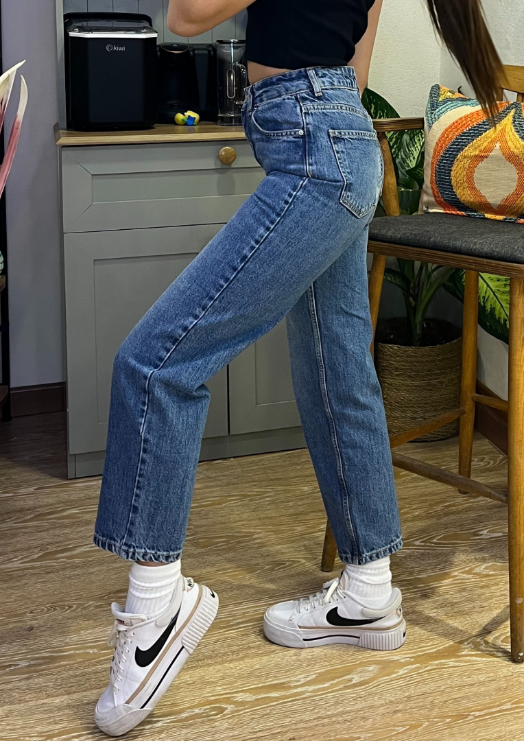 Taşlanmış Relax Fit Jean D - Görsel 5